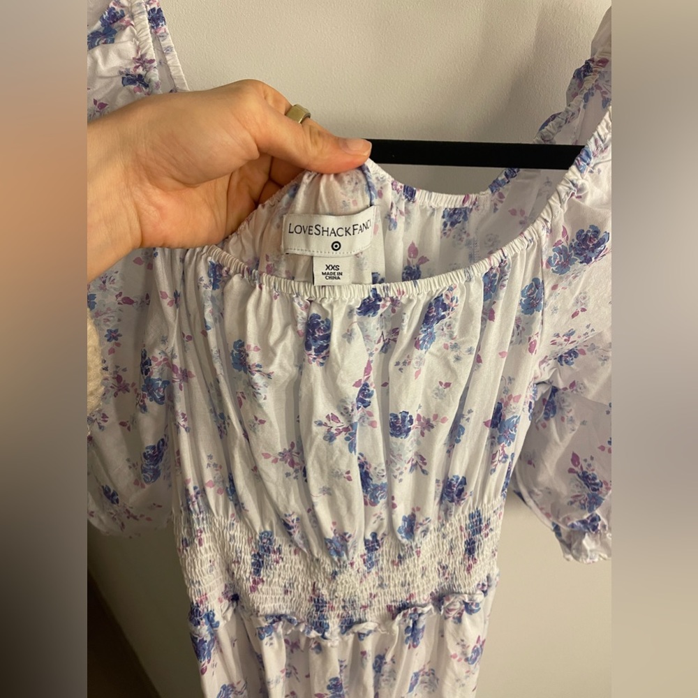 Love Shack Fancy x Target Gemma puff sleeve dress BNWT sold out size XXS